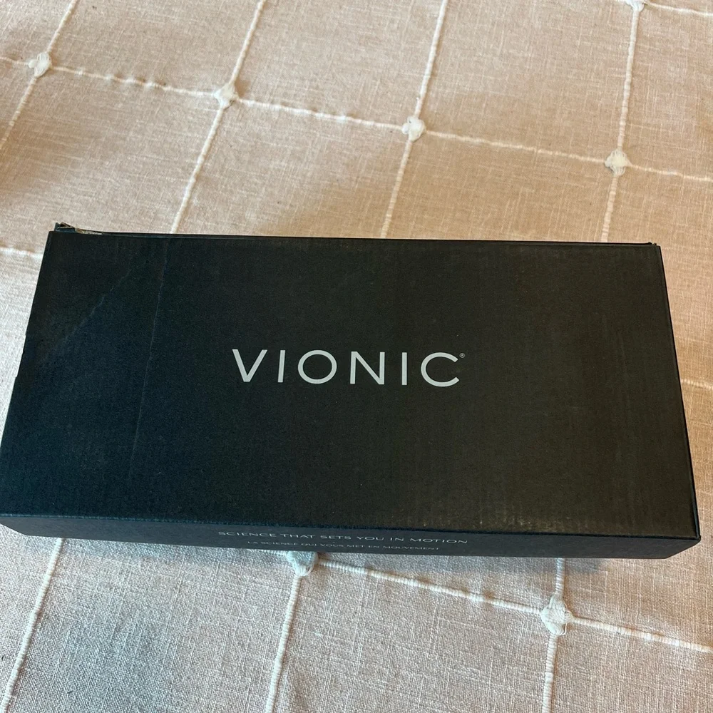 NWT Vionic black suede Ava wedge heel. Never worn. - Picture 2 of 7